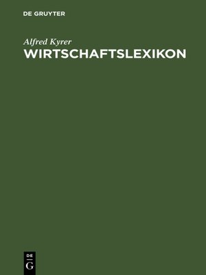 cover image of Wirtschaftslexikon
